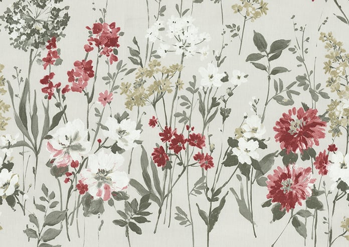 Wild Meadow, Ruby - Twist&Fit Roman Blind - Image 7